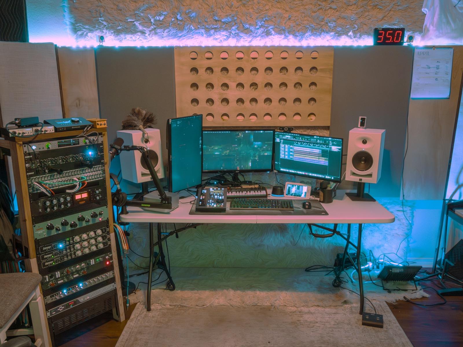 The Control Room at Southbound Sound Company
